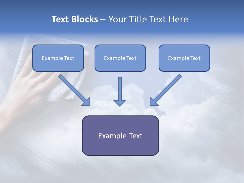 Sunny Cloudy Background PowerPoint Template
