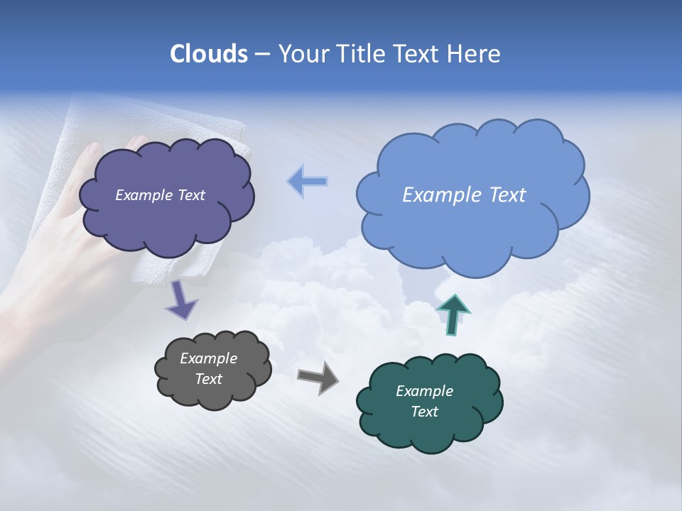 Sunny Cloudy Background PowerPoint Template