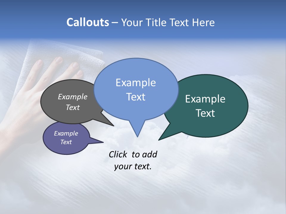 Sunny Cloudy Background PowerPoint Template