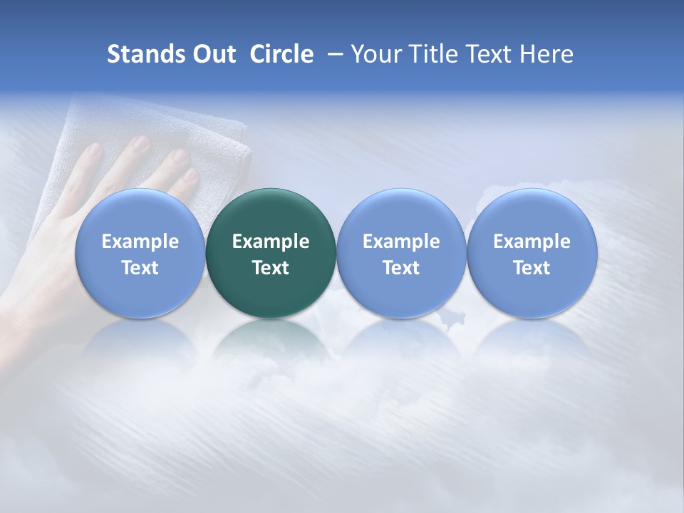 Sunny Cloudy Background PowerPoint Template