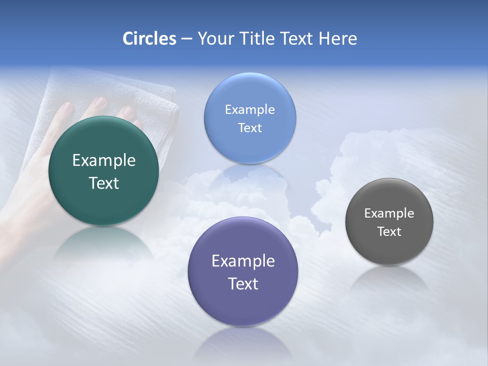 Sunny Cloudy Background PowerPoint Template