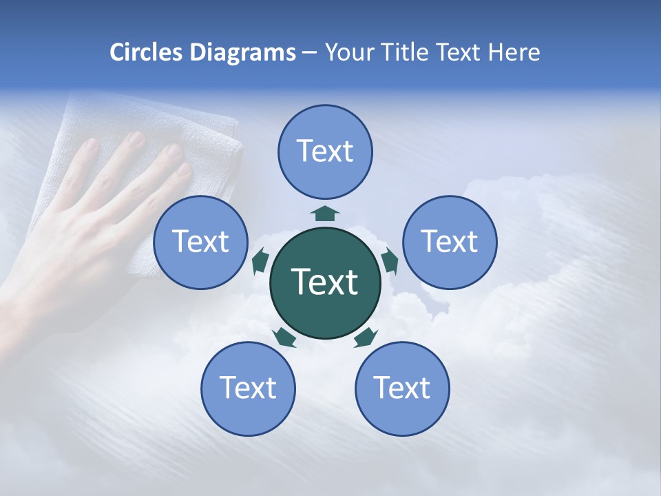 Sunny Cloudy Background PowerPoint Template