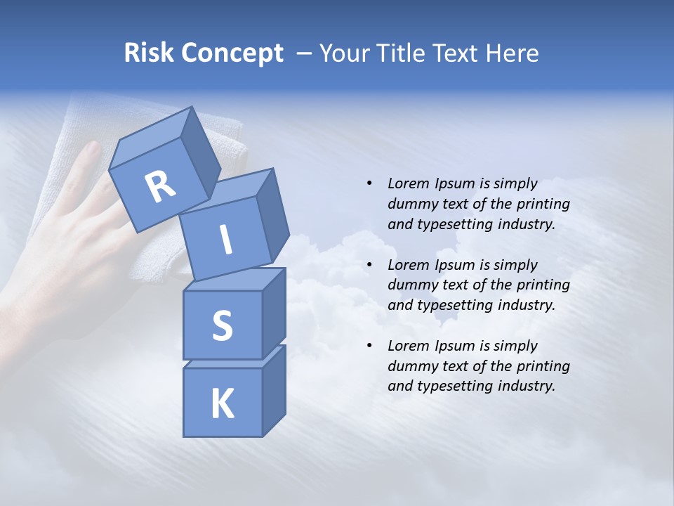 Sunny Cloudy Background PowerPoint Template