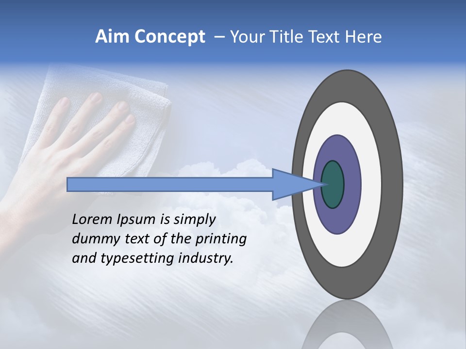 Sunny Cloudy Background PowerPoint Template