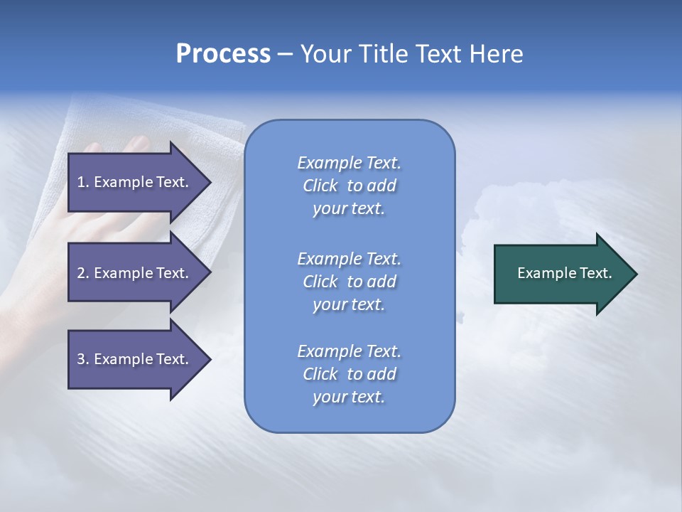 Sunny Cloudy Background PowerPoint Template