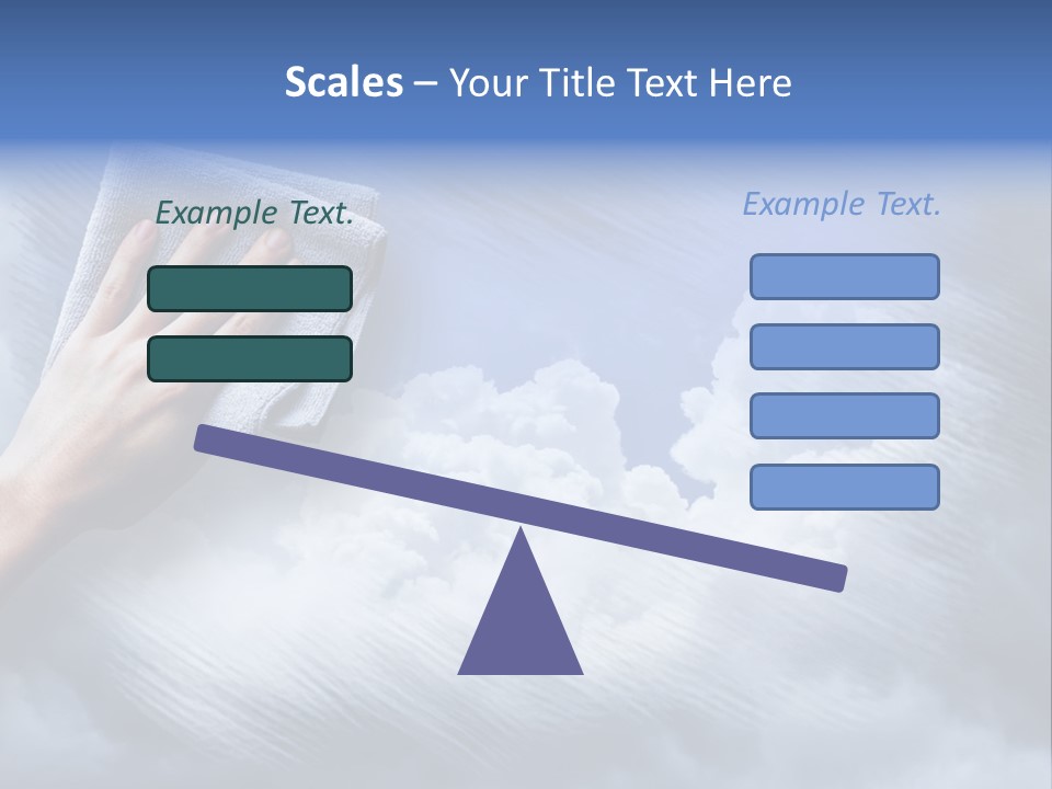 Sunny Cloudy Background PowerPoint Template