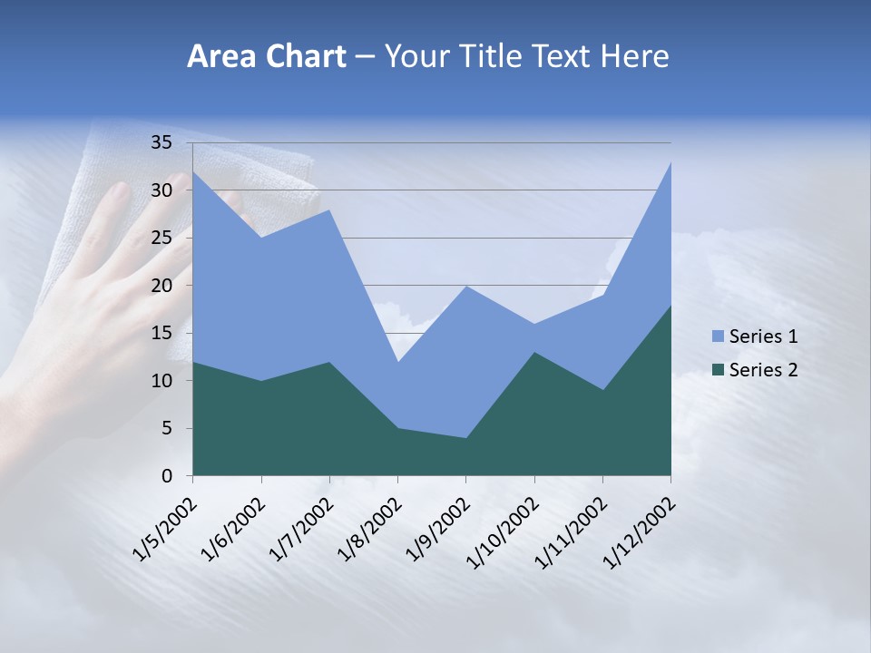 Sunny Cloudy Background PowerPoint Template