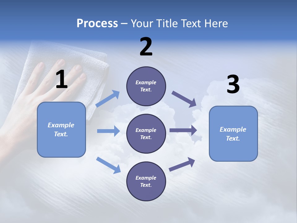 Sunny Cloudy Background PowerPoint Template