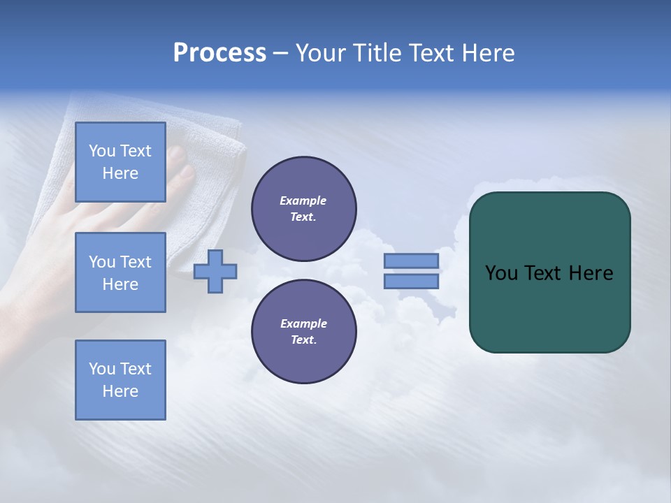 Sunny Cloudy Background PowerPoint Template