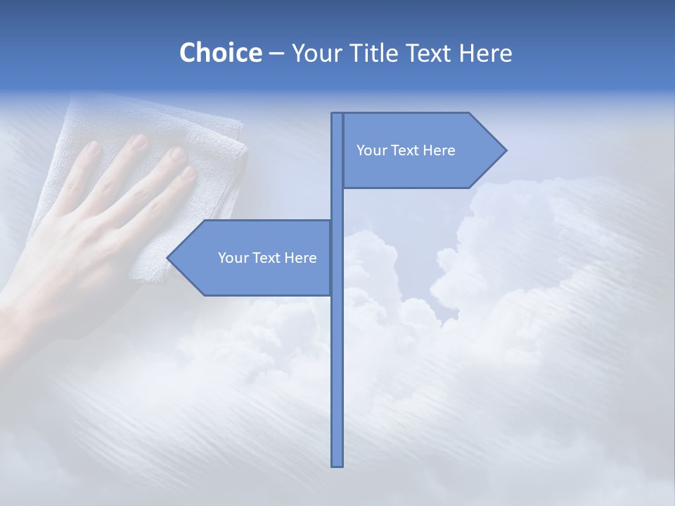 Sunny Cloudy Background PowerPoint Template