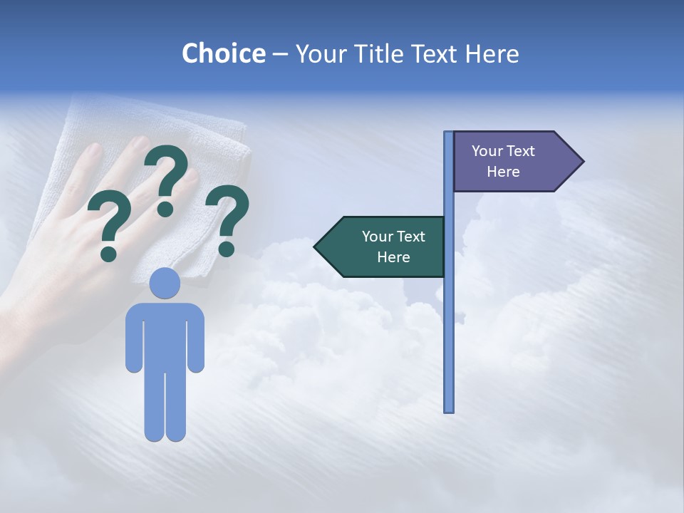 Sunny Cloudy Background PowerPoint Template