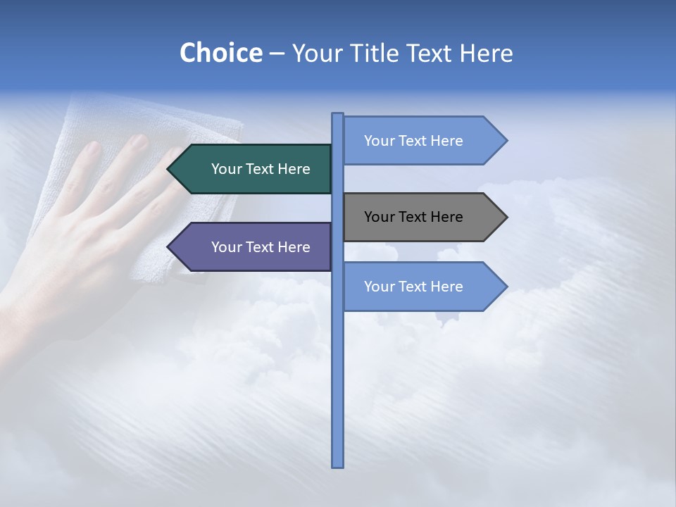 Sunny Cloudy Background PowerPoint Template