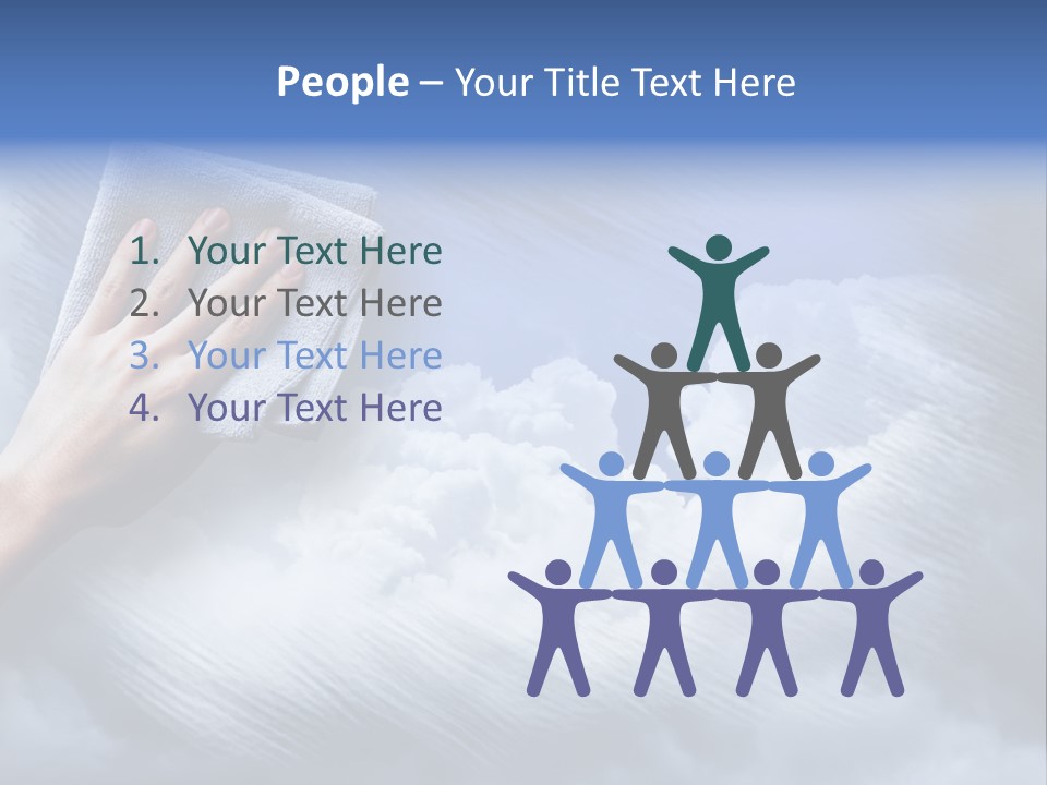 Sunny Cloudy Background PowerPoint Template