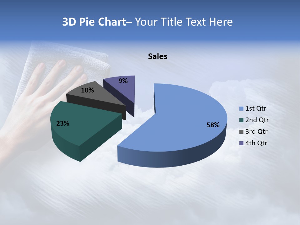 Sunny Cloudy Background PowerPoint Template