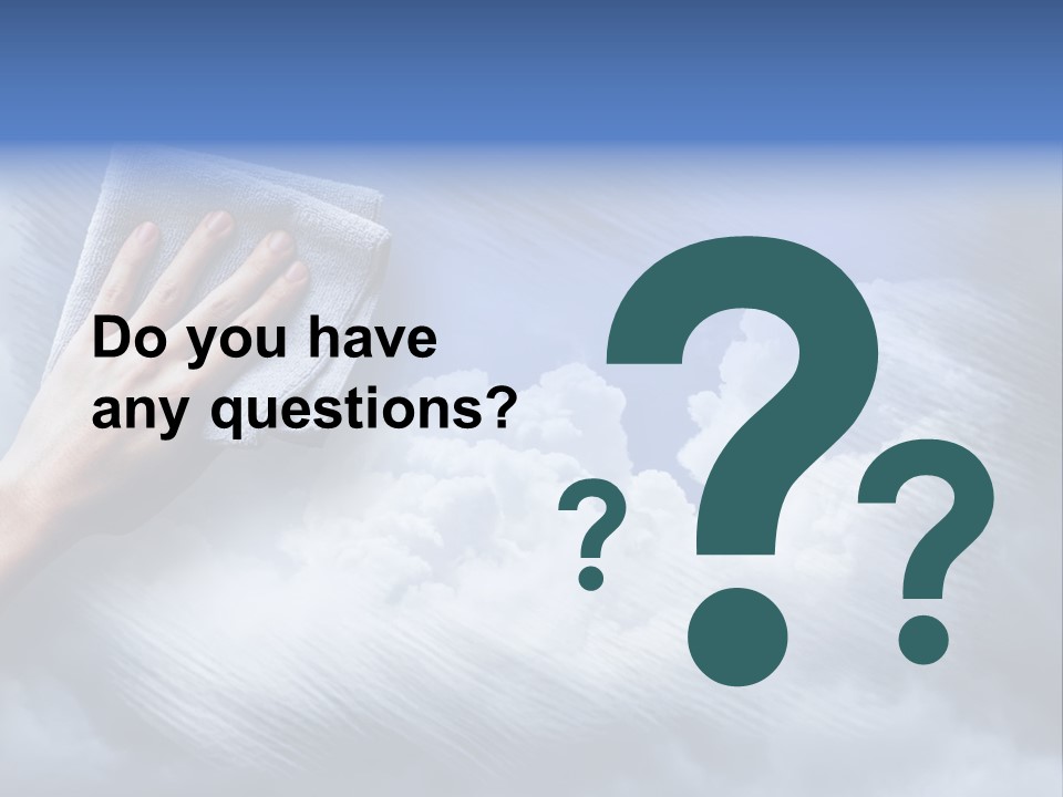 Sunny Cloudy Background PowerPoint Template