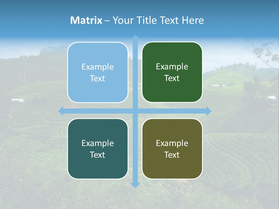 White Girl Peaceful PowerPoint Template