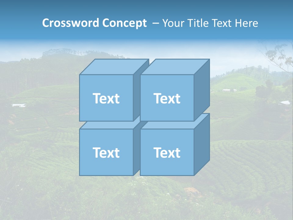 White Girl Peaceful PowerPoint Template