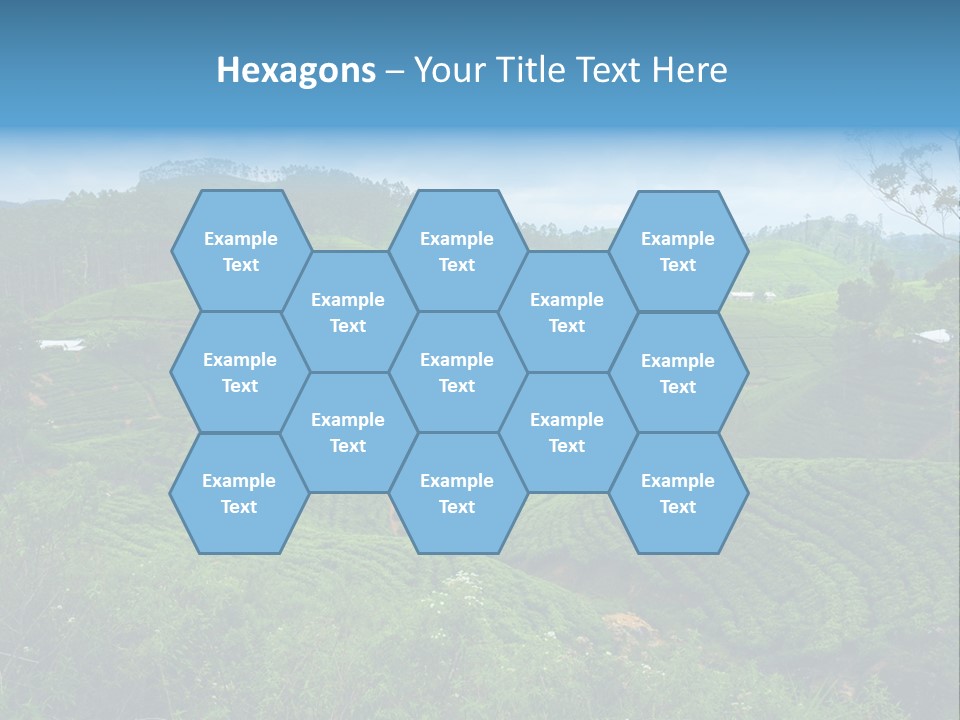 White Girl Peaceful PowerPoint Template