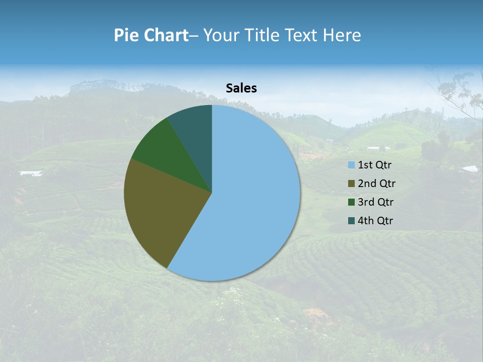 White Girl Peaceful PowerPoint Template