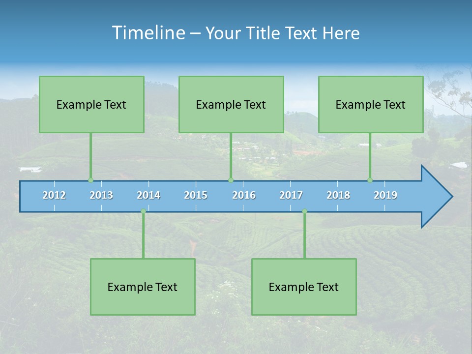 White Girl Peaceful PowerPoint Template