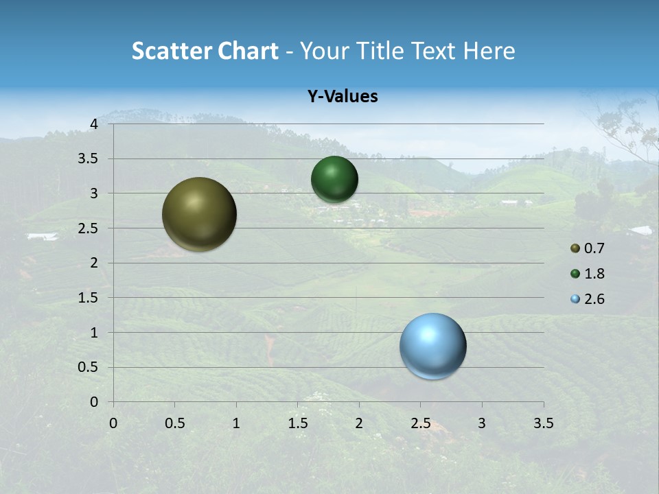 White Girl Peaceful PowerPoint Template