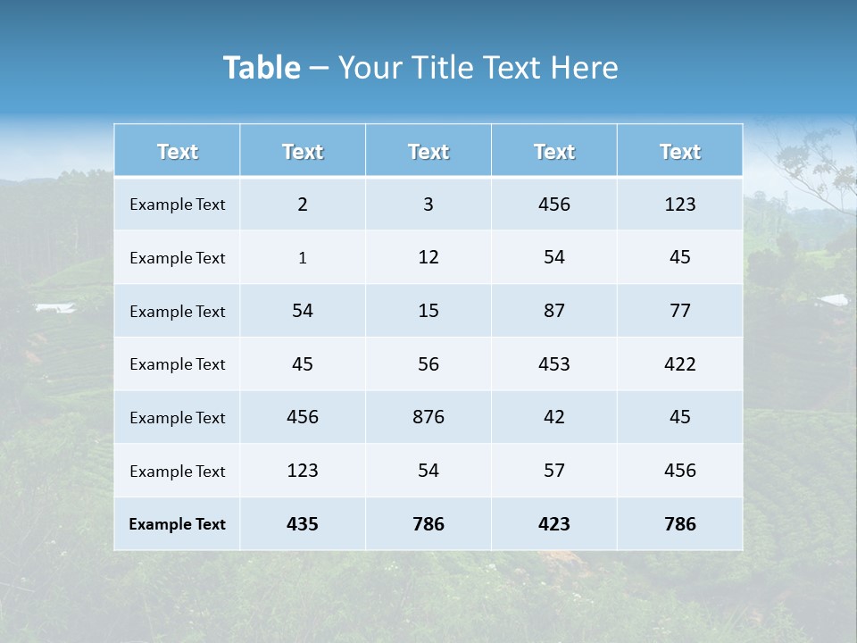 White Girl Peaceful PowerPoint Template