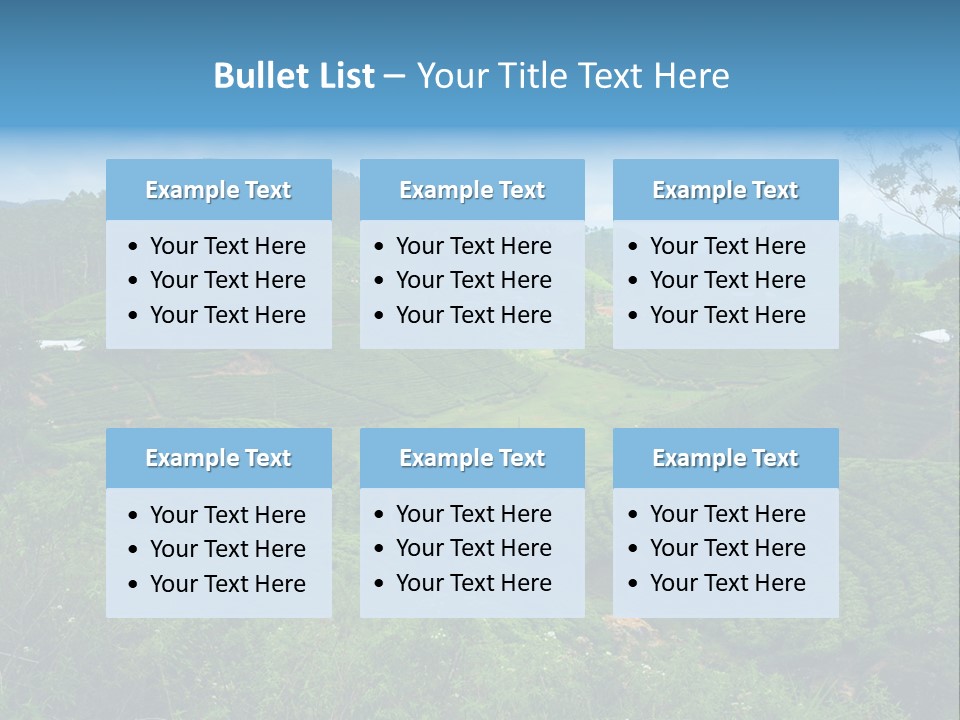 White Girl Peaceful PowerPoint Template