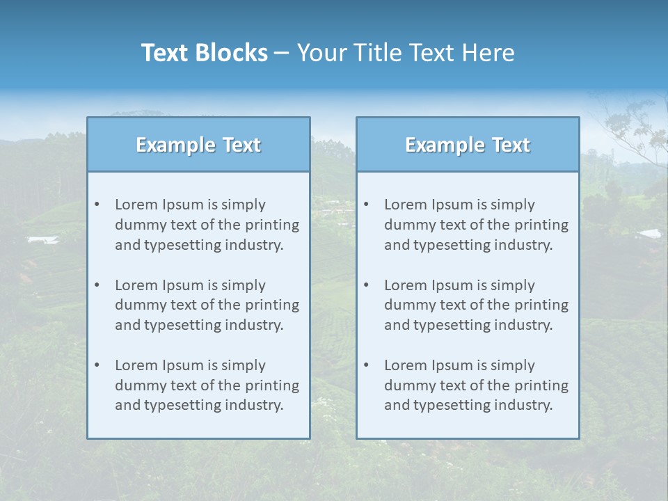 White Girl Peaceful PowerPoint Template