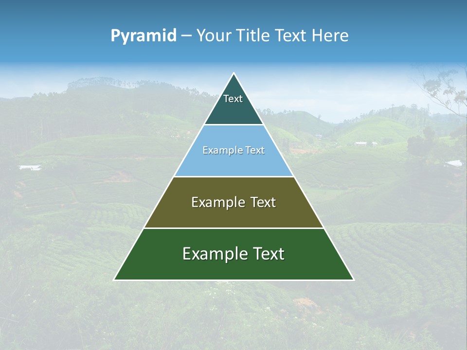 White Girl Peaceful PowerPoint Template