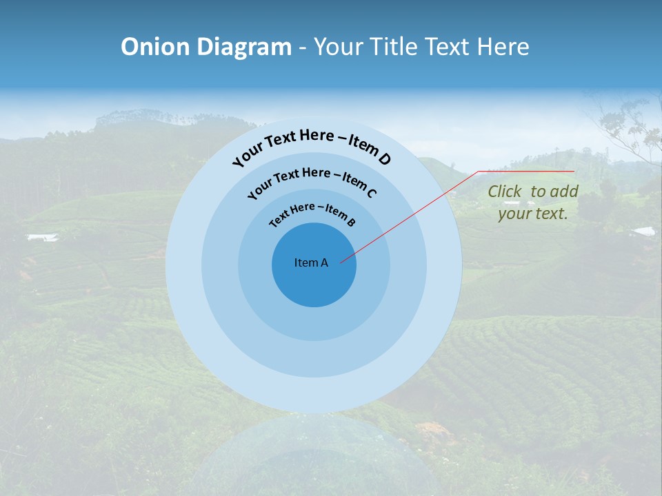 White Girl Peaceful PowerPoint Template