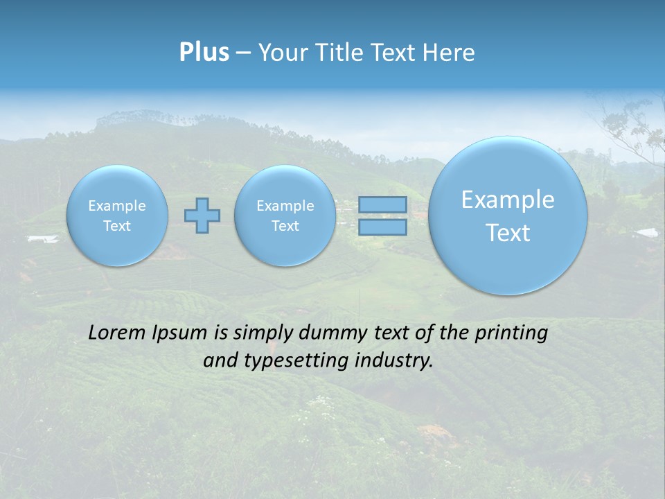 White Girl Peaceful PowerPoint Template