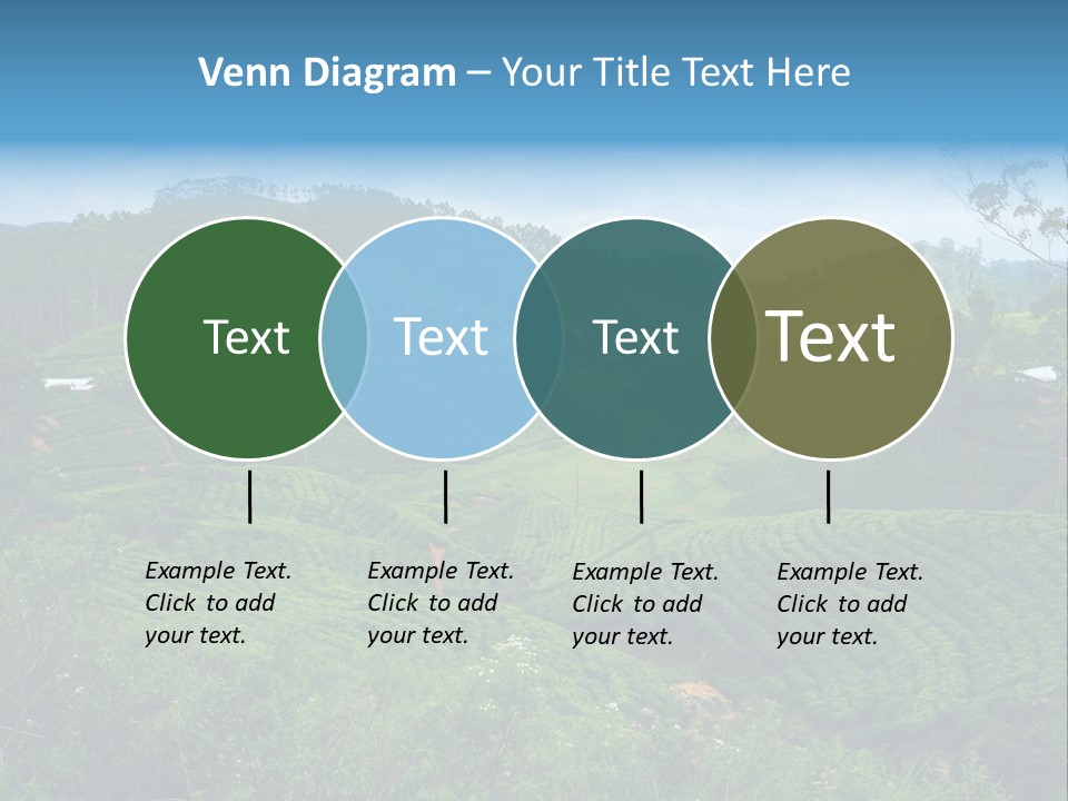 White Girl Peaceful PowerPoint Template