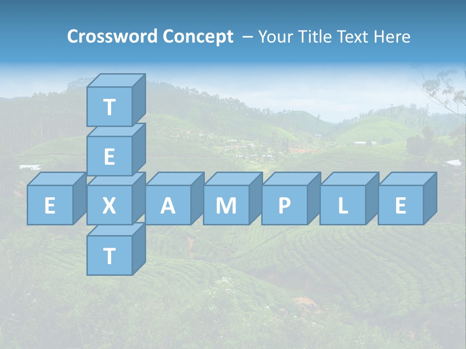 White Girl Peaceful PowerPoint Template