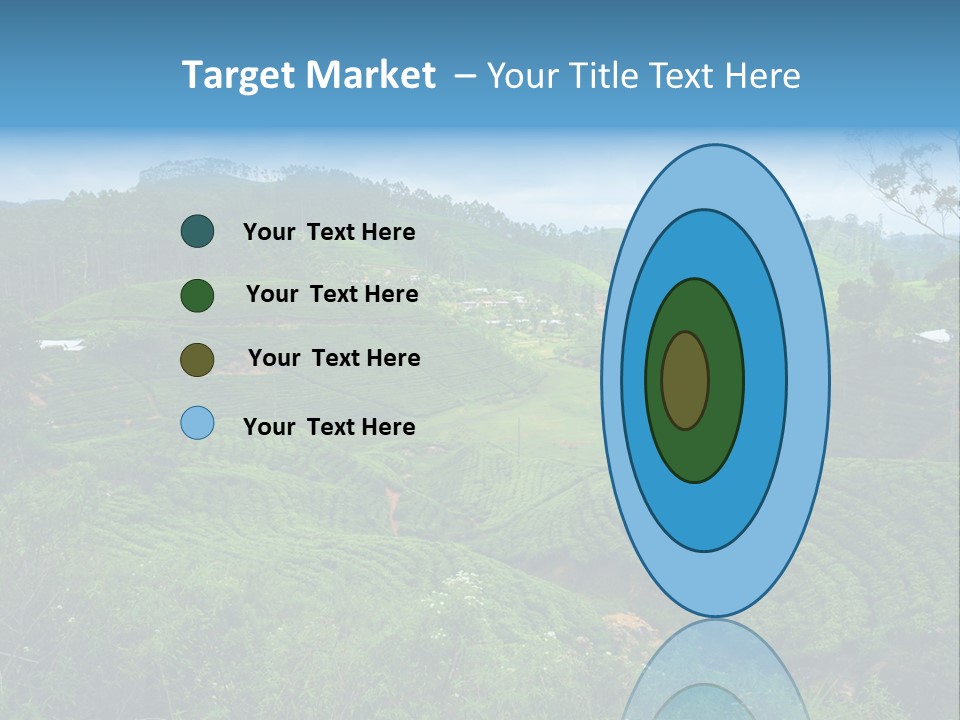 White Girl Peaceful PowerPoint Template