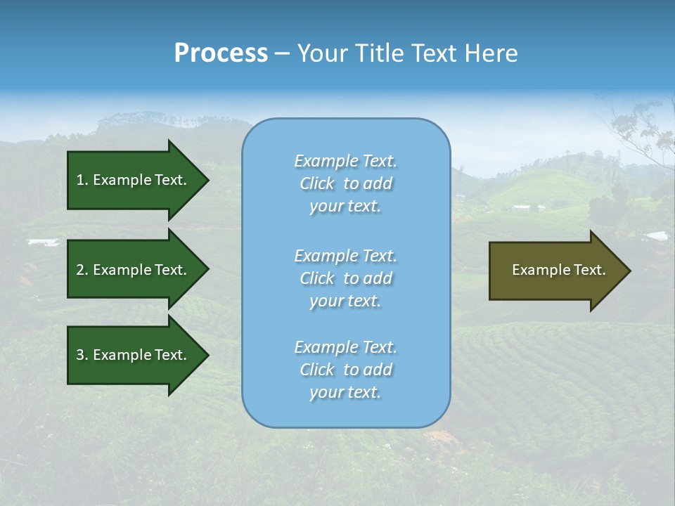 White Girl Peaceful PowerPoint Template