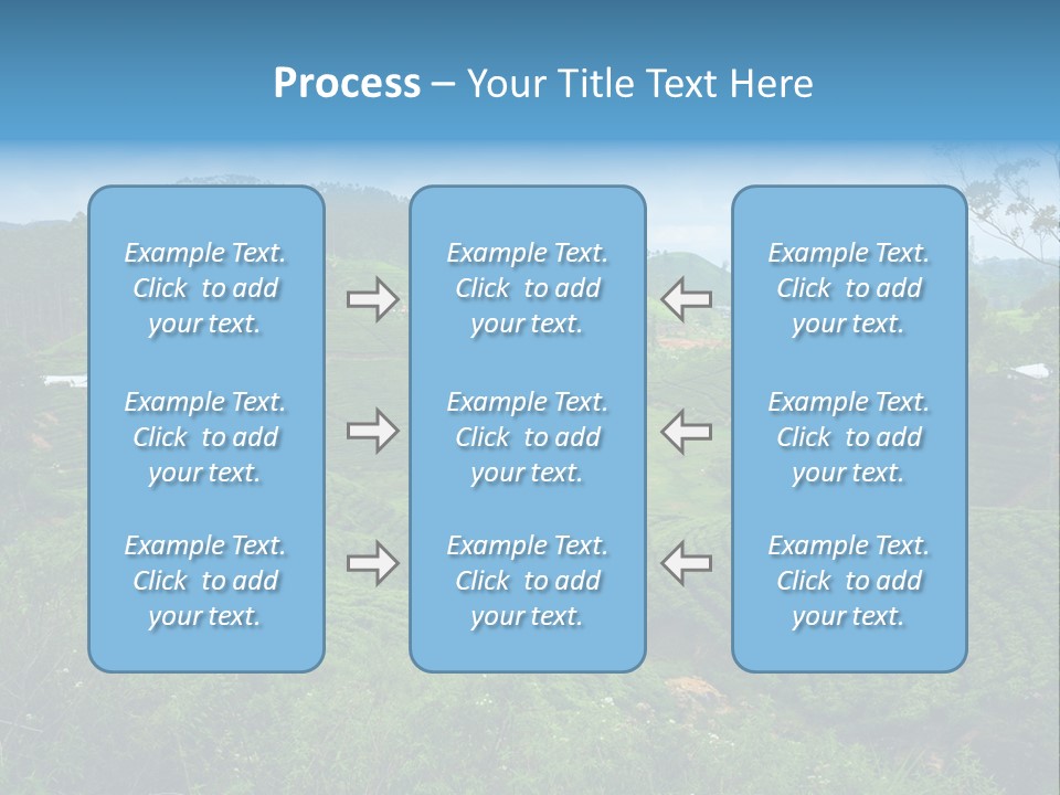 White Girl Peaceful PowerPoint Template