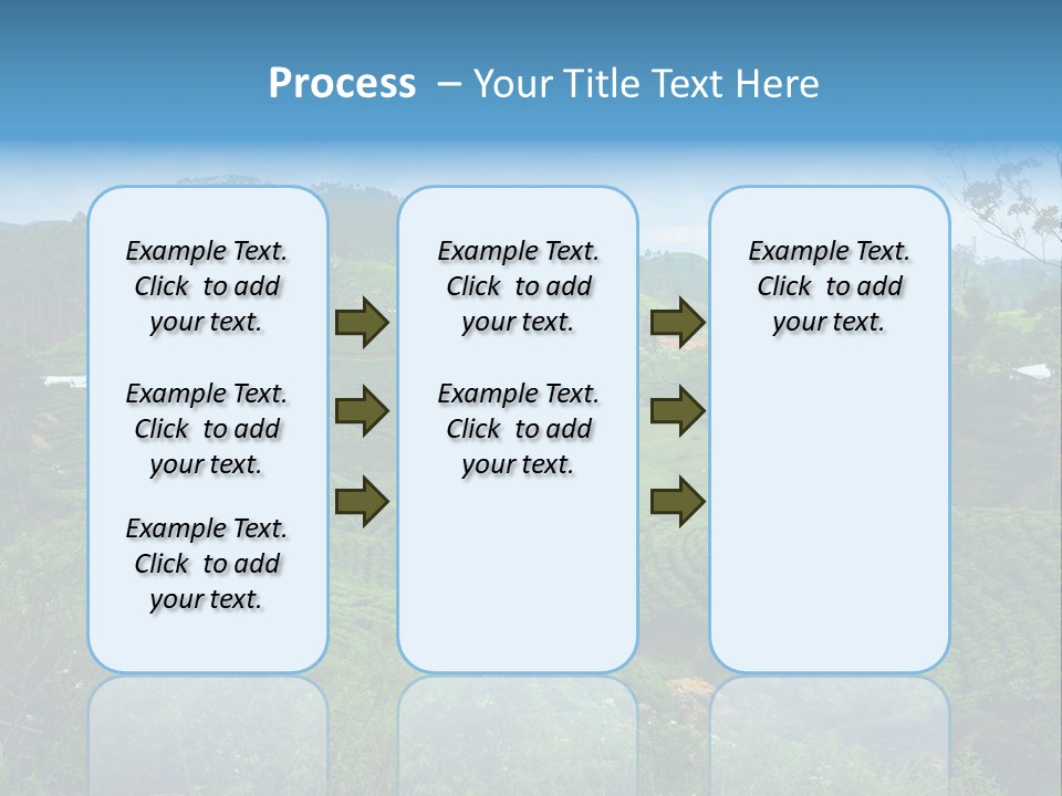 White Girl Peaceful PowerPoint Template