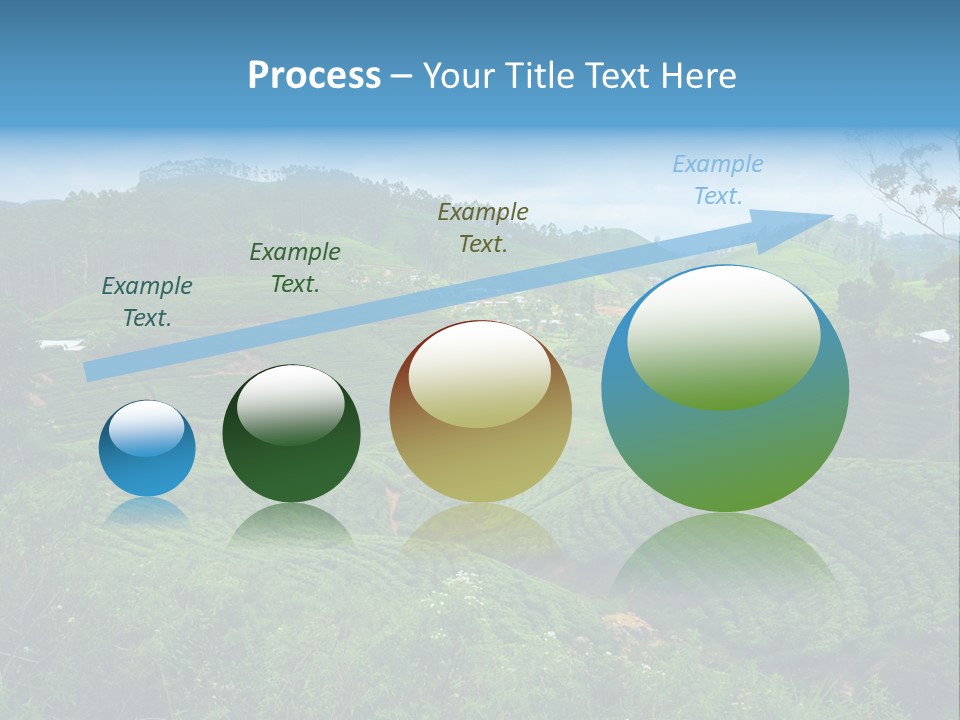 White Girl Peaceful PowerPoint Template