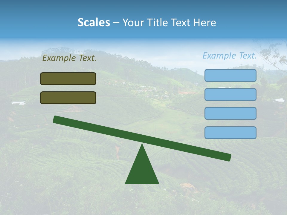 White Girl Peaceful PowerPoint Template