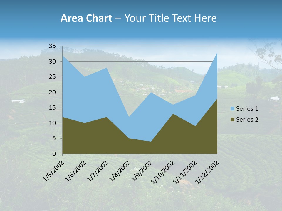 White Girl Peaceful PowerPoint Template