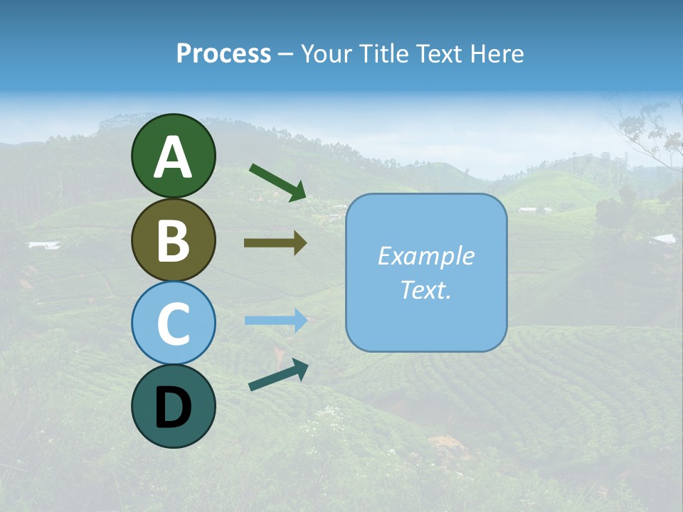 White Girl Peaceful PowerPoint Template