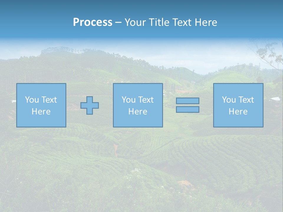White Girl Peaceful PowerPoint Template