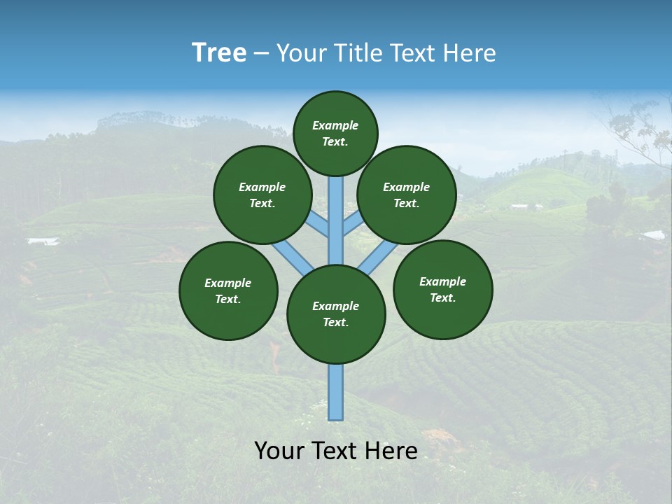 White Girl Peaceful PowerPoint Template