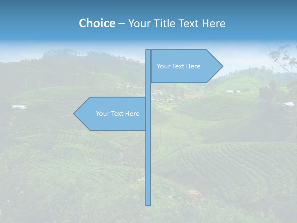 White Girl Peaceful PowerPoint Template