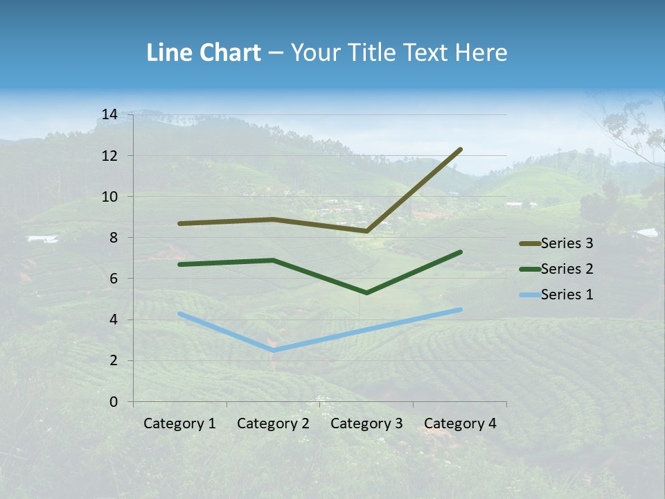White Girl Peaceful PowerPoint Template