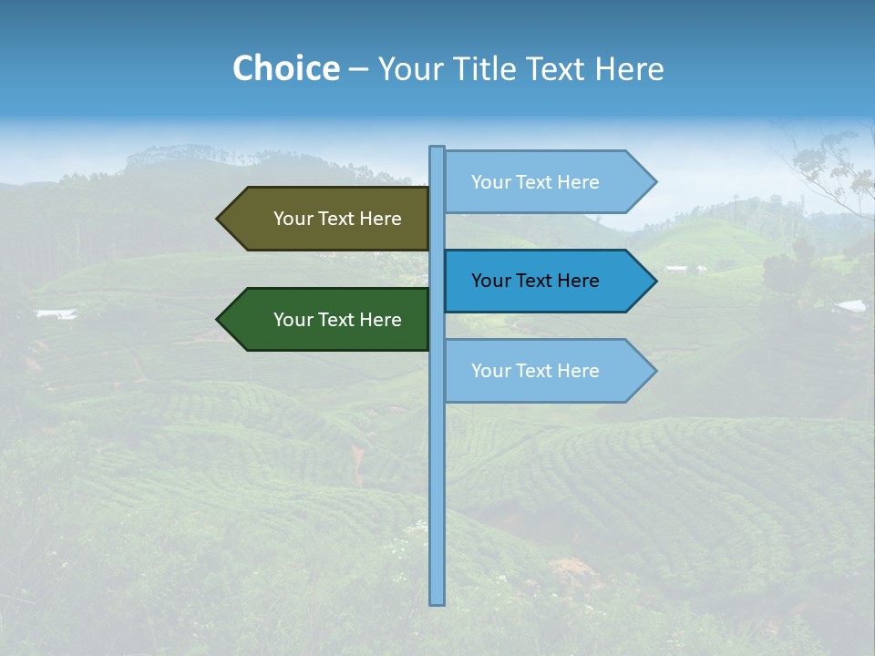 White Girl Peaceful PowerPoint Template