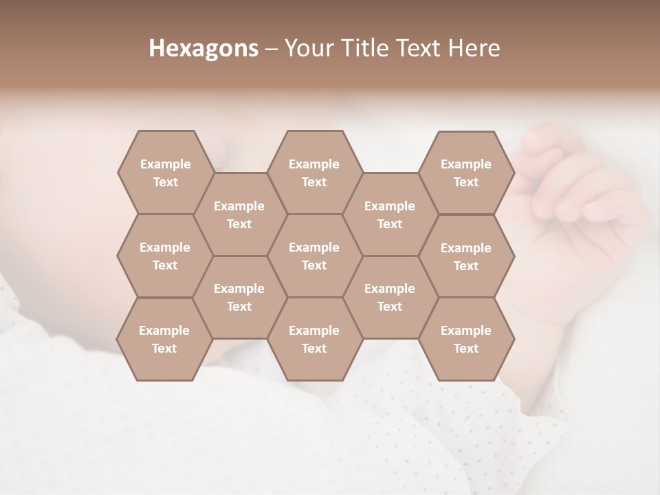 White Girl Peaceful PowerPoint Template