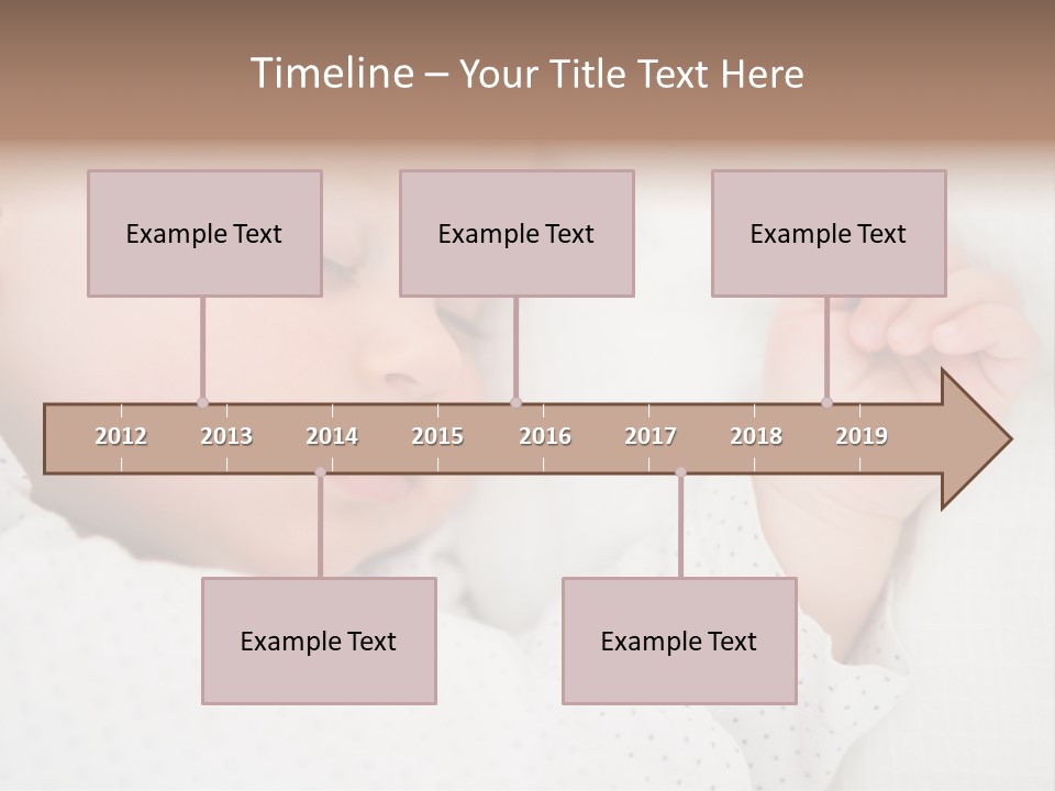 White Girl Peaceful PowerPoint Template