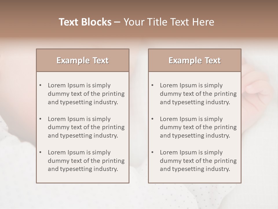 White Girl Peaceful PowerPoint Template