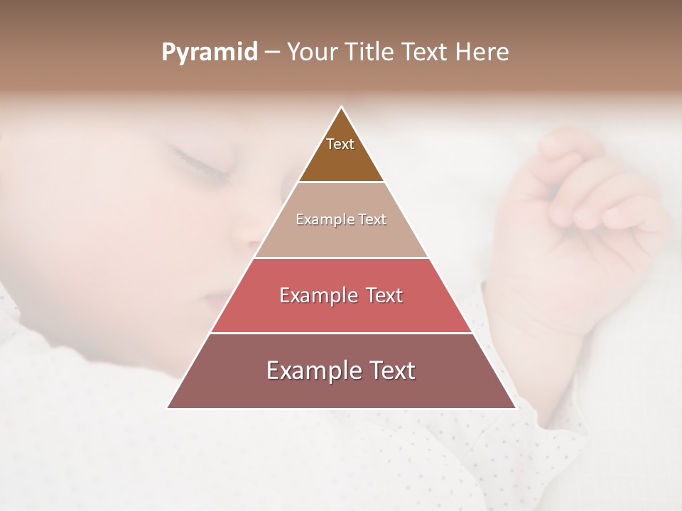 White Girl Peaceful PowerPoint Template